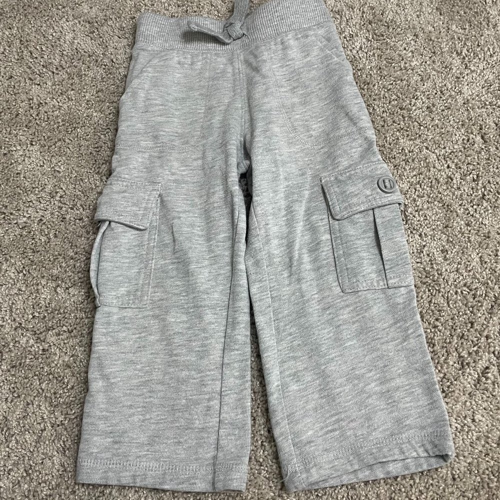 Gray Old Navy Sweatpants with buttoned pockets